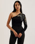 HEATHRR-Knitwear-One Shoulder Beaded Knitted- Ted Baker Romania